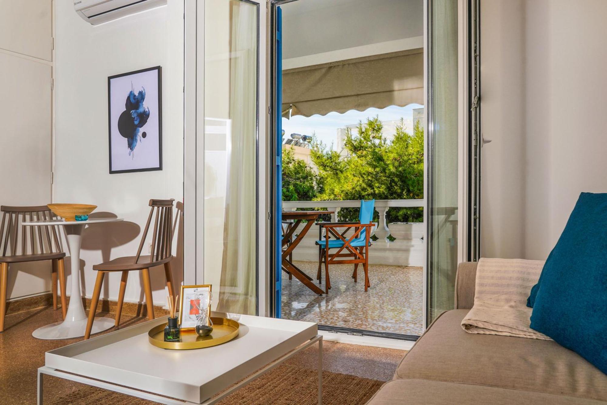 Breeze One Bedroom Apartment By Blupine アテネ エクステリア 写真